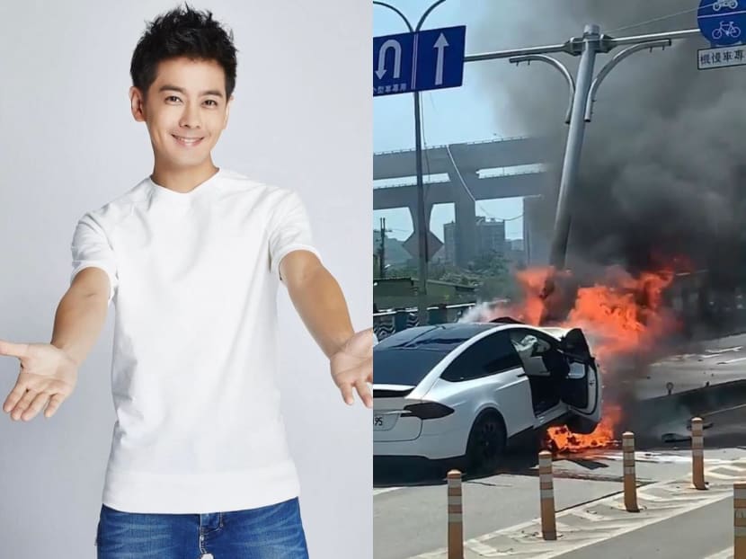Read more about the article Taiwanese singer Jimmy Lin injured after his Tesla crashes; scary accident (July 22)